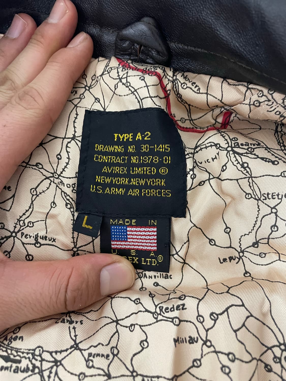 아비렉스 A-2 한정판 상품이미지3