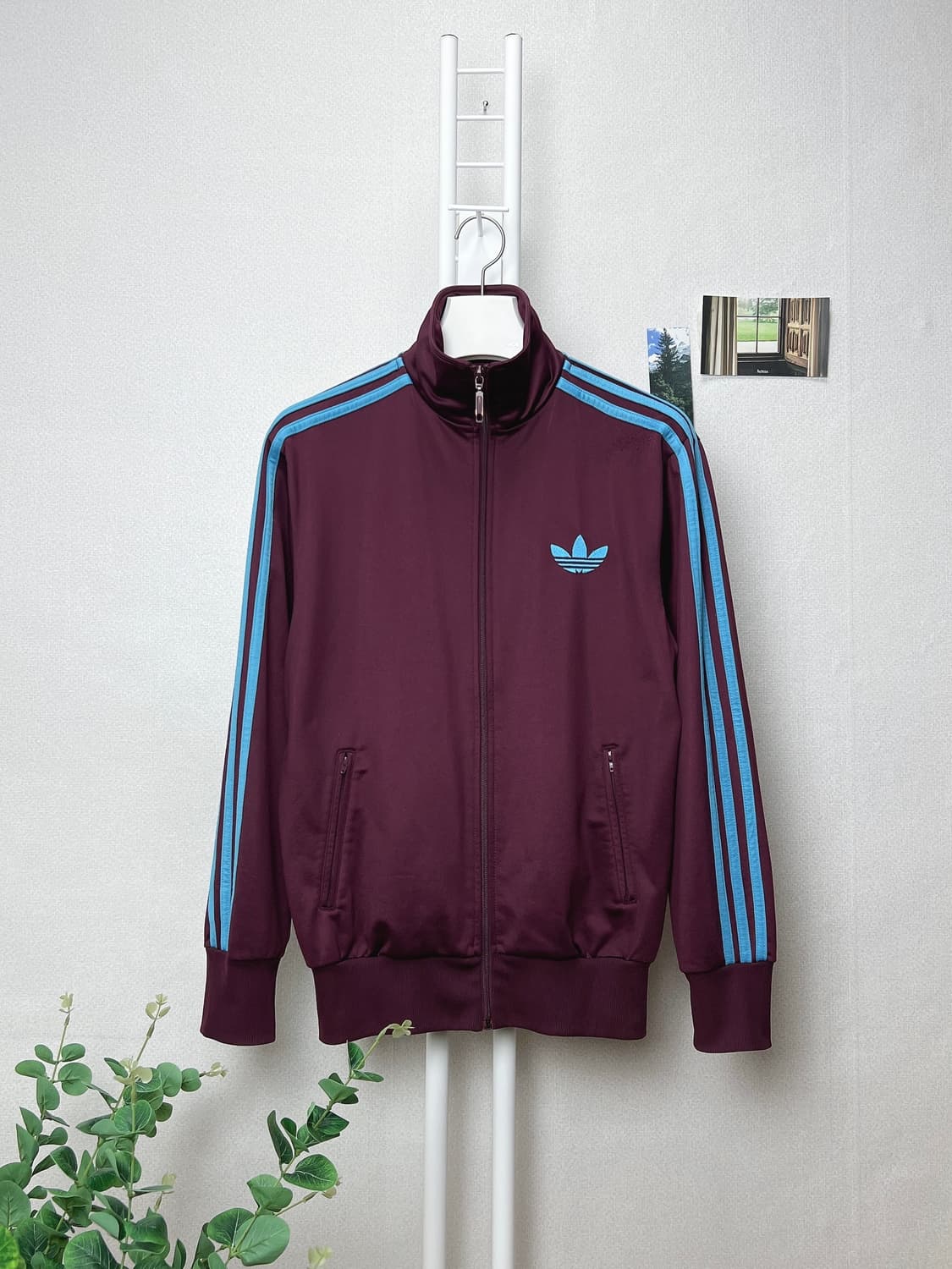아디다스 파이어버드 트랙탑 져지 마룬 버건디 M 상품이미지1
