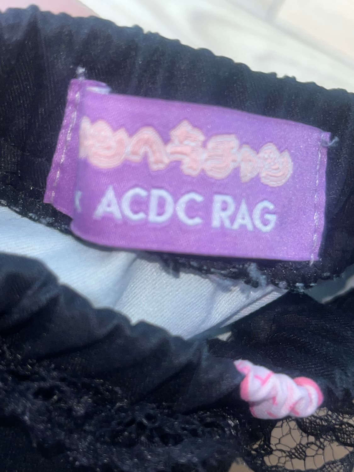 acdc rag 펑크 고스 레그워머 상품이미지2