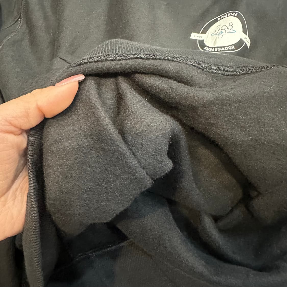 챔피온 리버스위브 블랙 백로고 스웻셔츠 상품이미지6