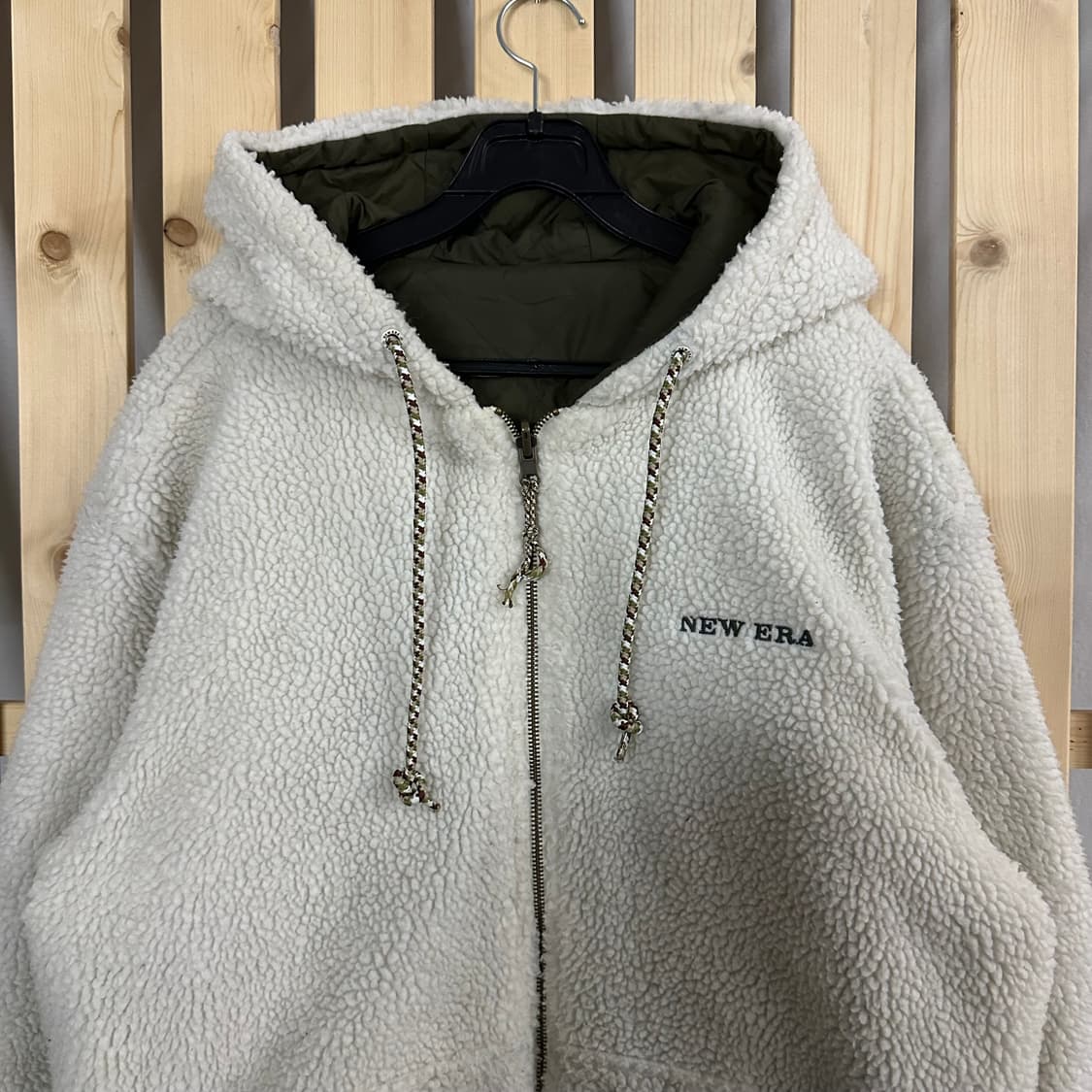 (L) 뉴에라 리버시블 양털 플리스 자켓 후리스 상품이미지5