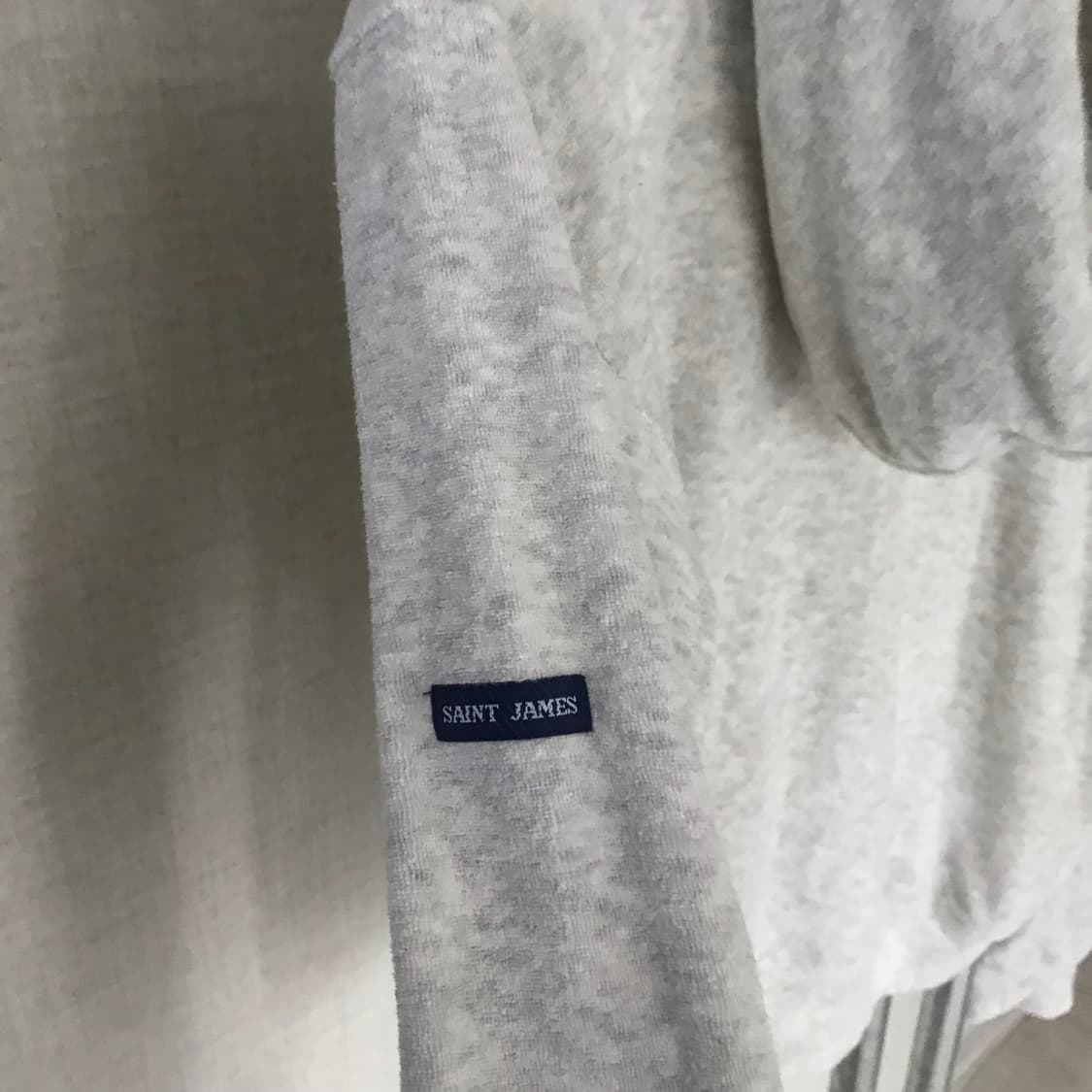 백멜란지 테리 크롭 후드티 상품이미지8