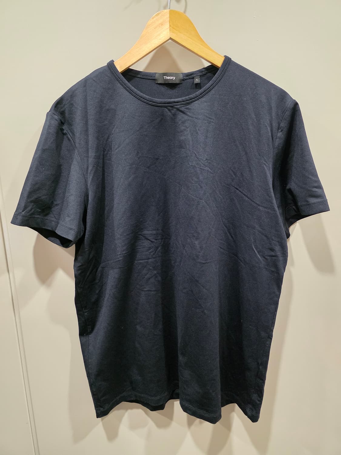 띠어리(Theory) 네이비 반팔 티 상품이미지1