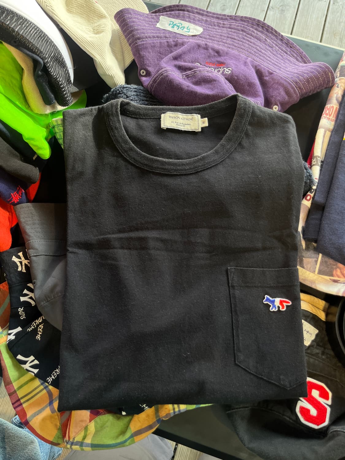 메종키츠네 포켓 반팔티 상품이미지1