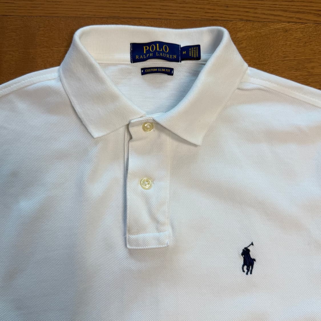 폴로 랄프로렌 커스텀 핏 메쉬 폴로 셔츠  상품이미지2