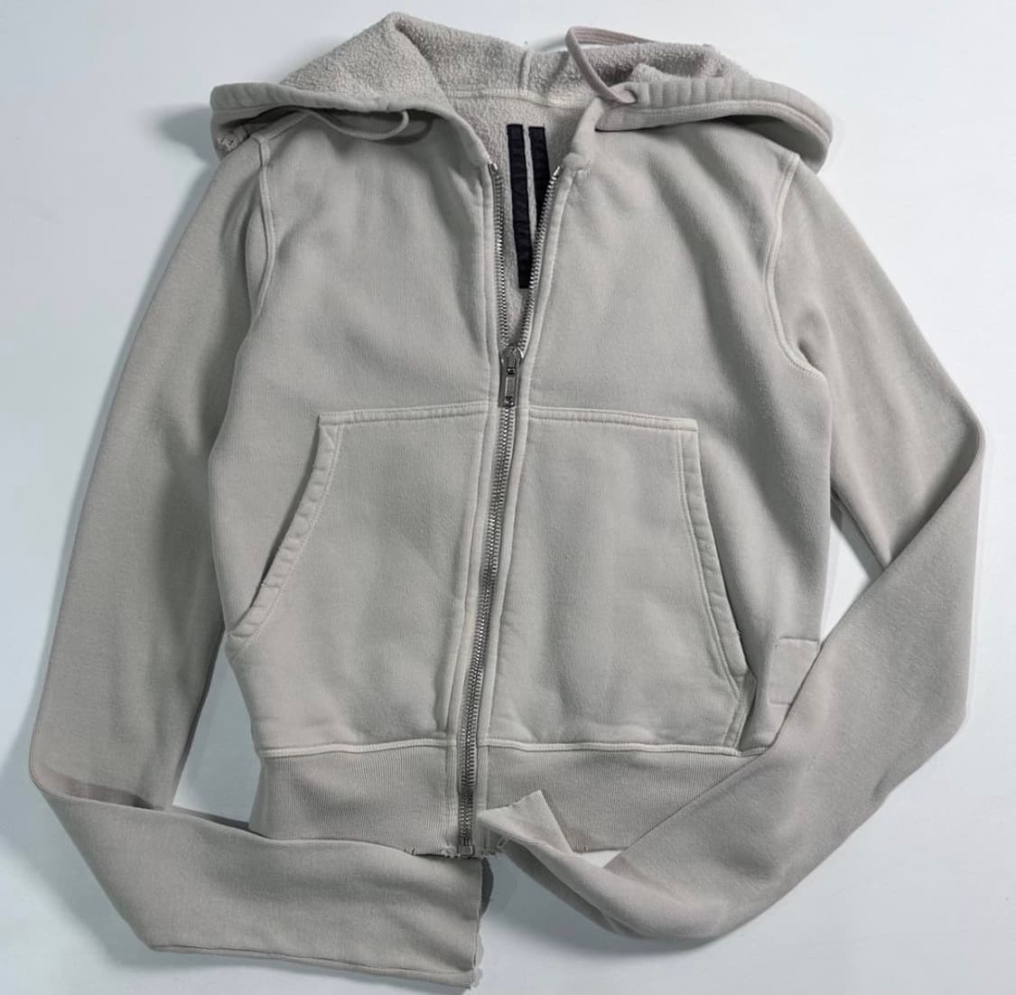 릭오웬스 크롭 후드집업 XS 상품이미지1