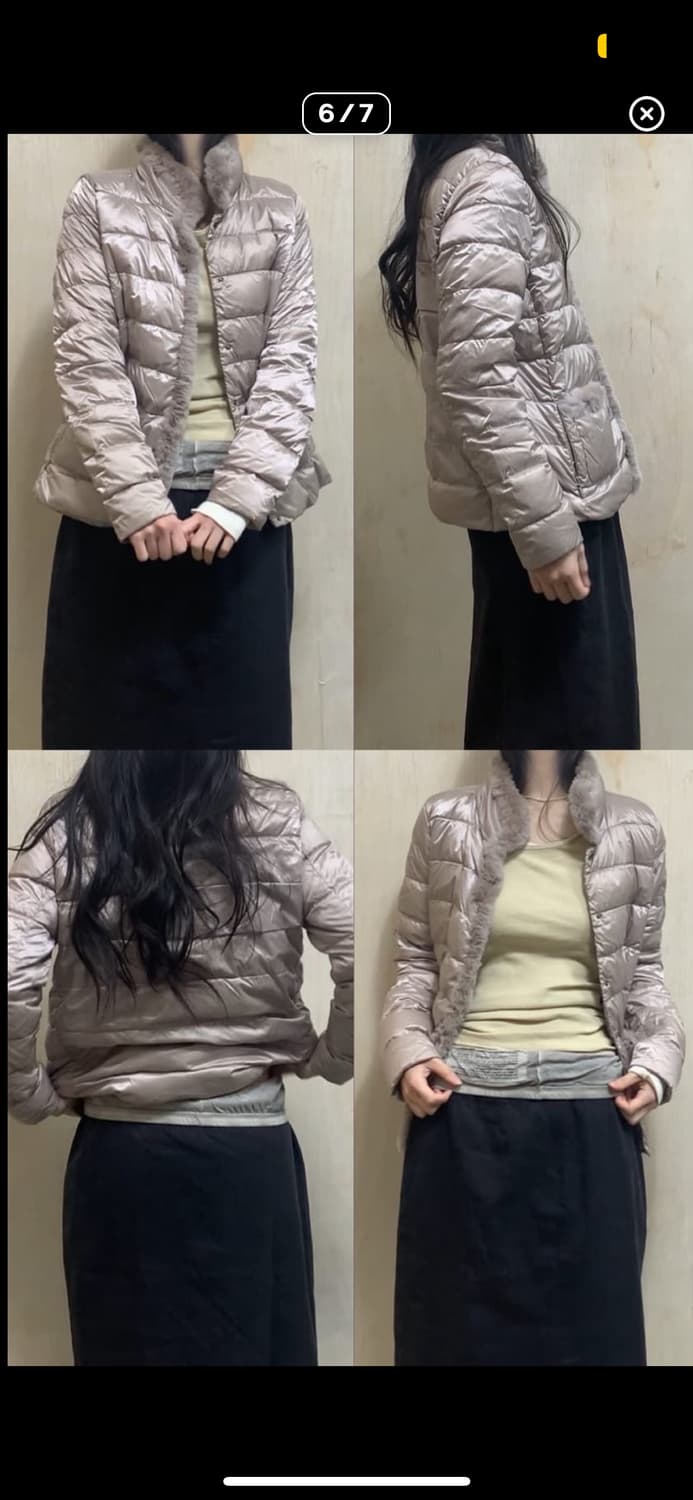 Max Mara 토끼털 경량패딩 상품이미지6