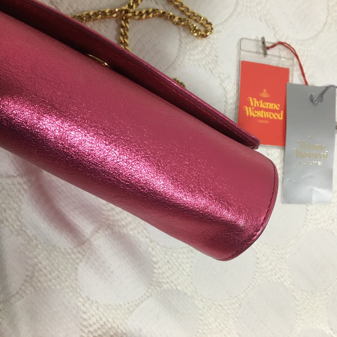 vivienne westwood 핑크 Y2K 체인 백 상품이미지6