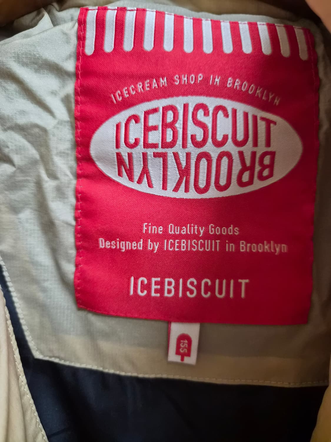 155) 아이스비스킷 덕다운 롱패딩 팝니다 상품이미지5