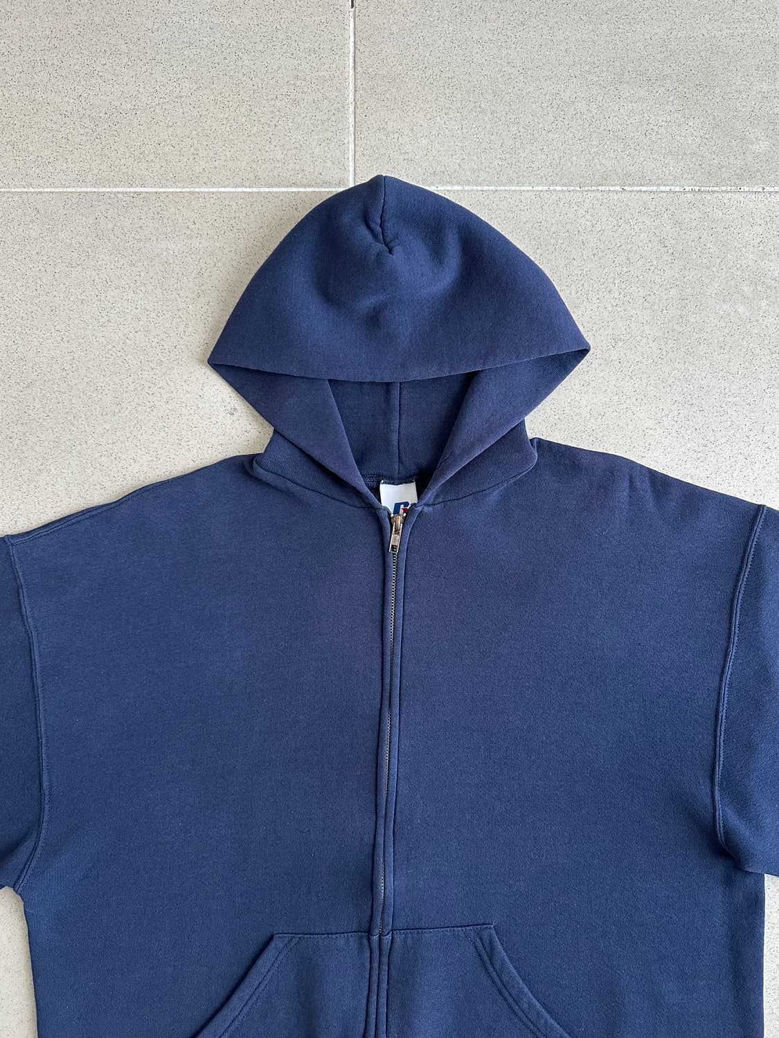 00s 빈티지 러셀 후드집업 네이비 L 상품이미지3