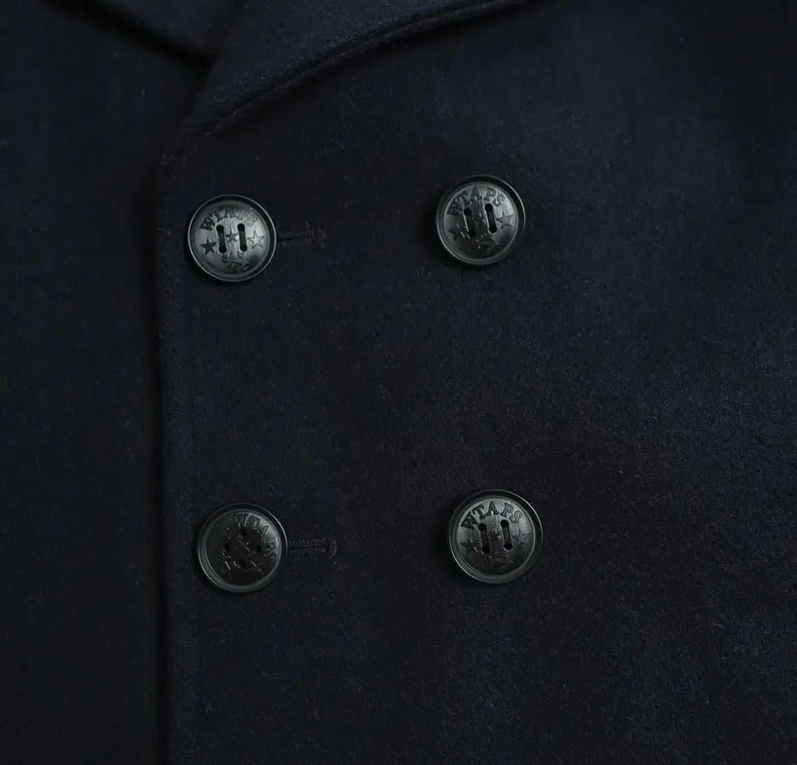 [2, 100~103] 더블탭스 멜튼울 피코트 상품이미지7