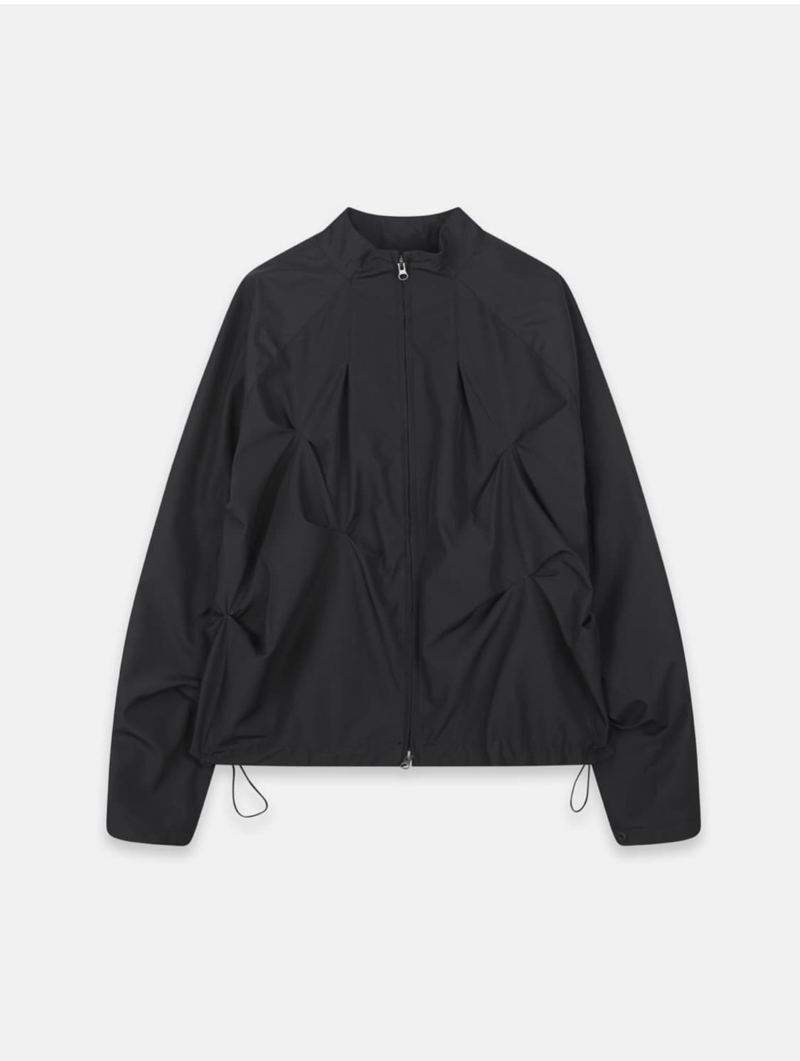 나체 PINTUCK WIND BREAKER BLACK 상품이미지3