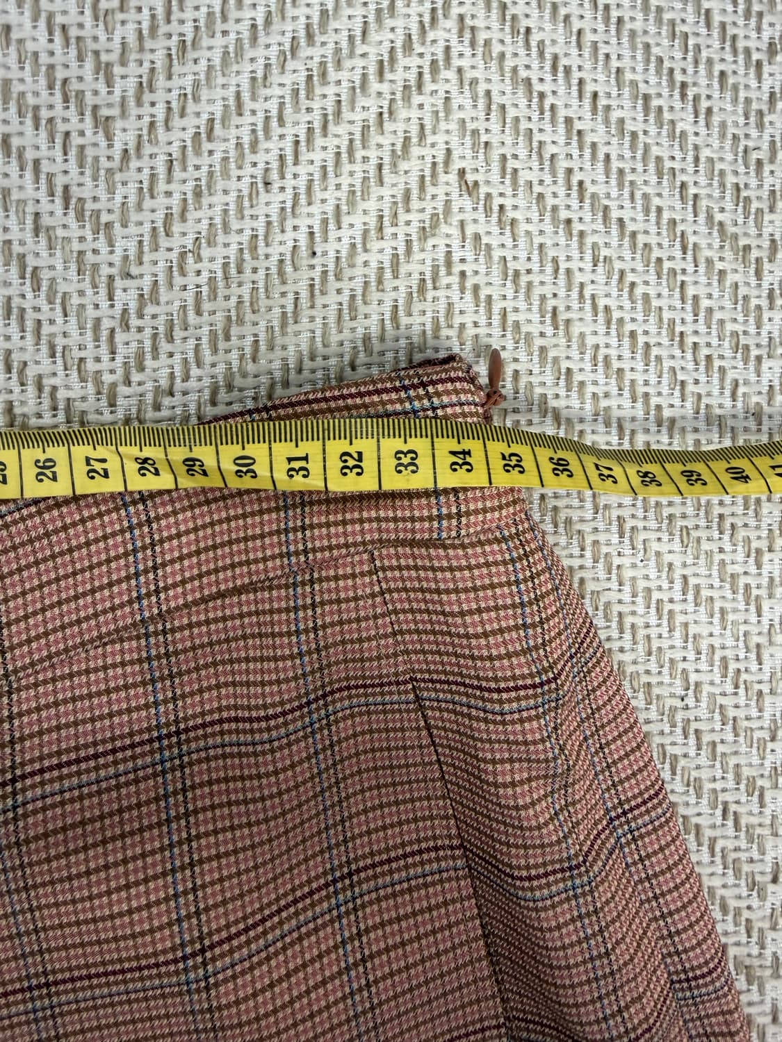 정품) TIME 타임 한섬 여성 체크 무늬 와이드 팬츠 64 상품이미지8