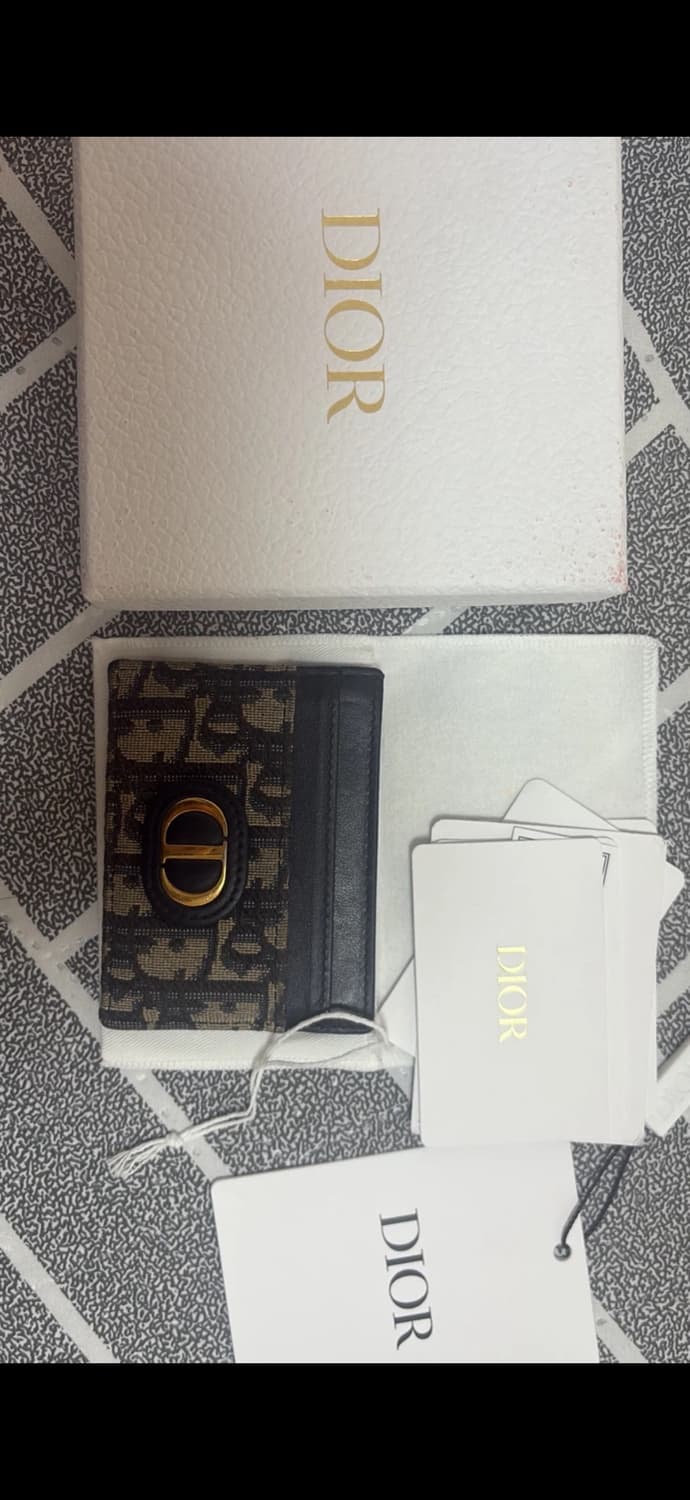 디올 오블리크 몽테인 카드지갑 풀구성 상품이미지1