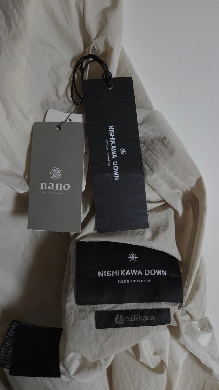 니시카와 경량 다운 롱자켓 36 사이즈 ( 미사용택제품) 상품이미지8