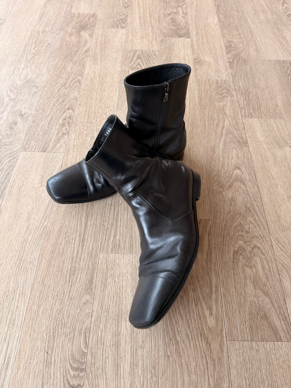 00s Square-Toe Side Zip Boots 상품이미지7