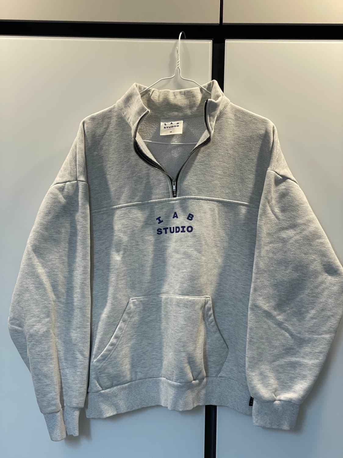 IAB Studio 하프집업 (M Size / 라이트 그레이) 상품이미지2