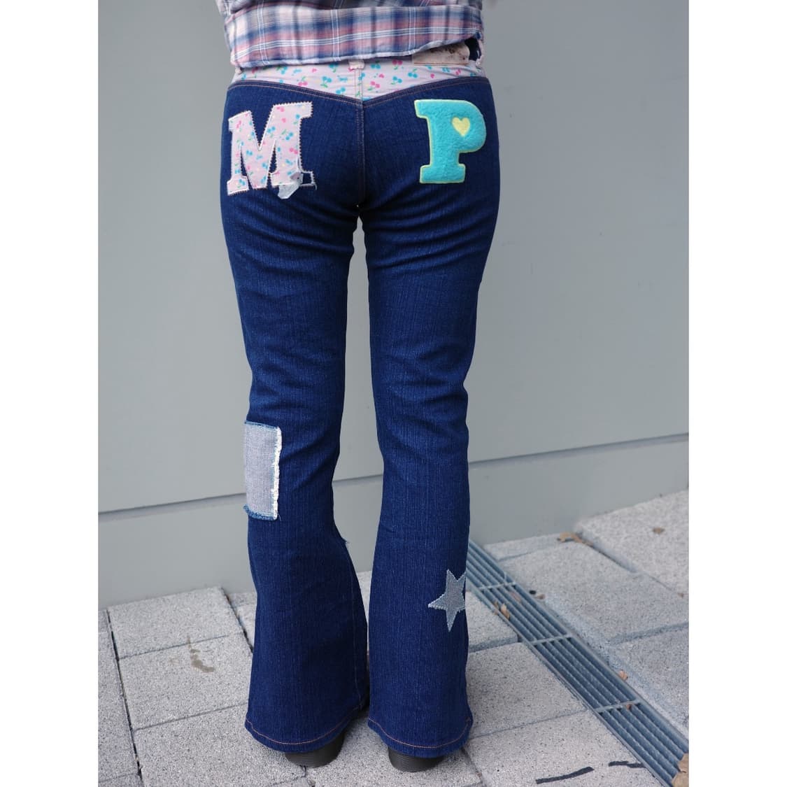 빈티지 키치 부츠컷 데님 팬츠 상품이미지4