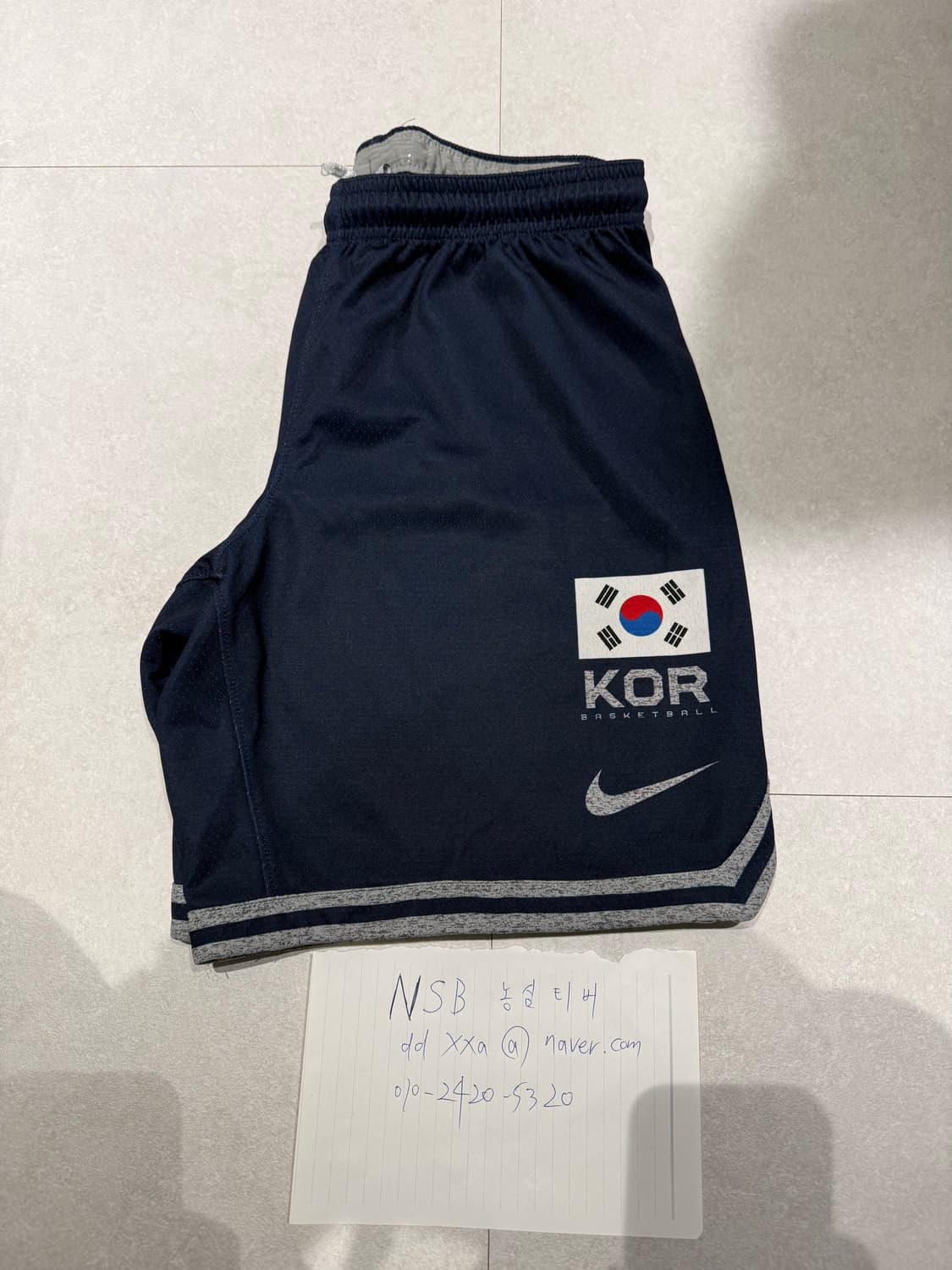 나이키 농구 국가대표 연습복 반바지 (우먼즈 M) 상품이미지1