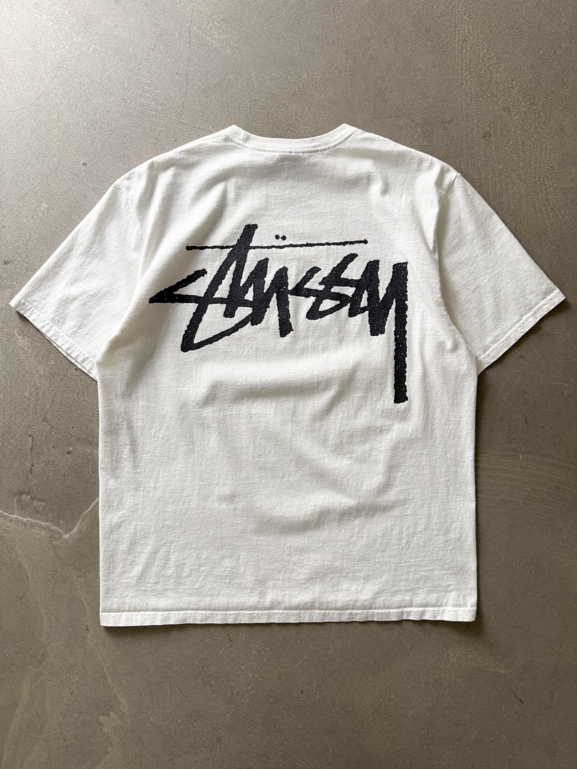 Stussy Signature Logo White T-Shirt 상품이미지2