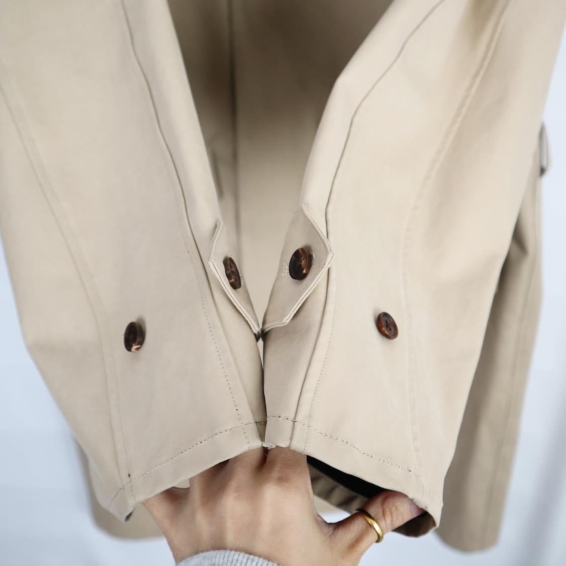 오라리 베이지 발마칸 코트 상품이미지4