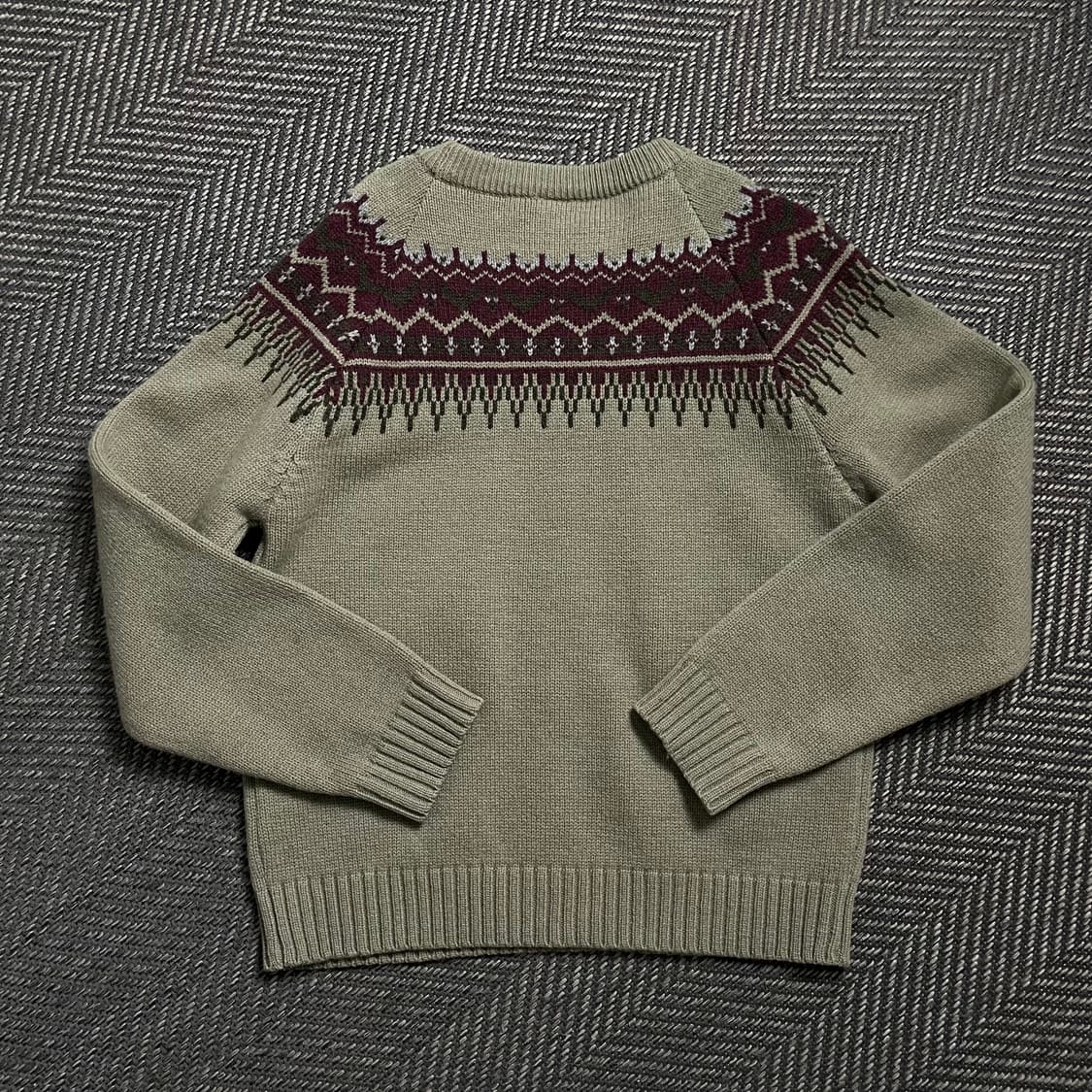 라코스테 에스닉 패턴 올드스쿨 니트o 4573 상품이미지4