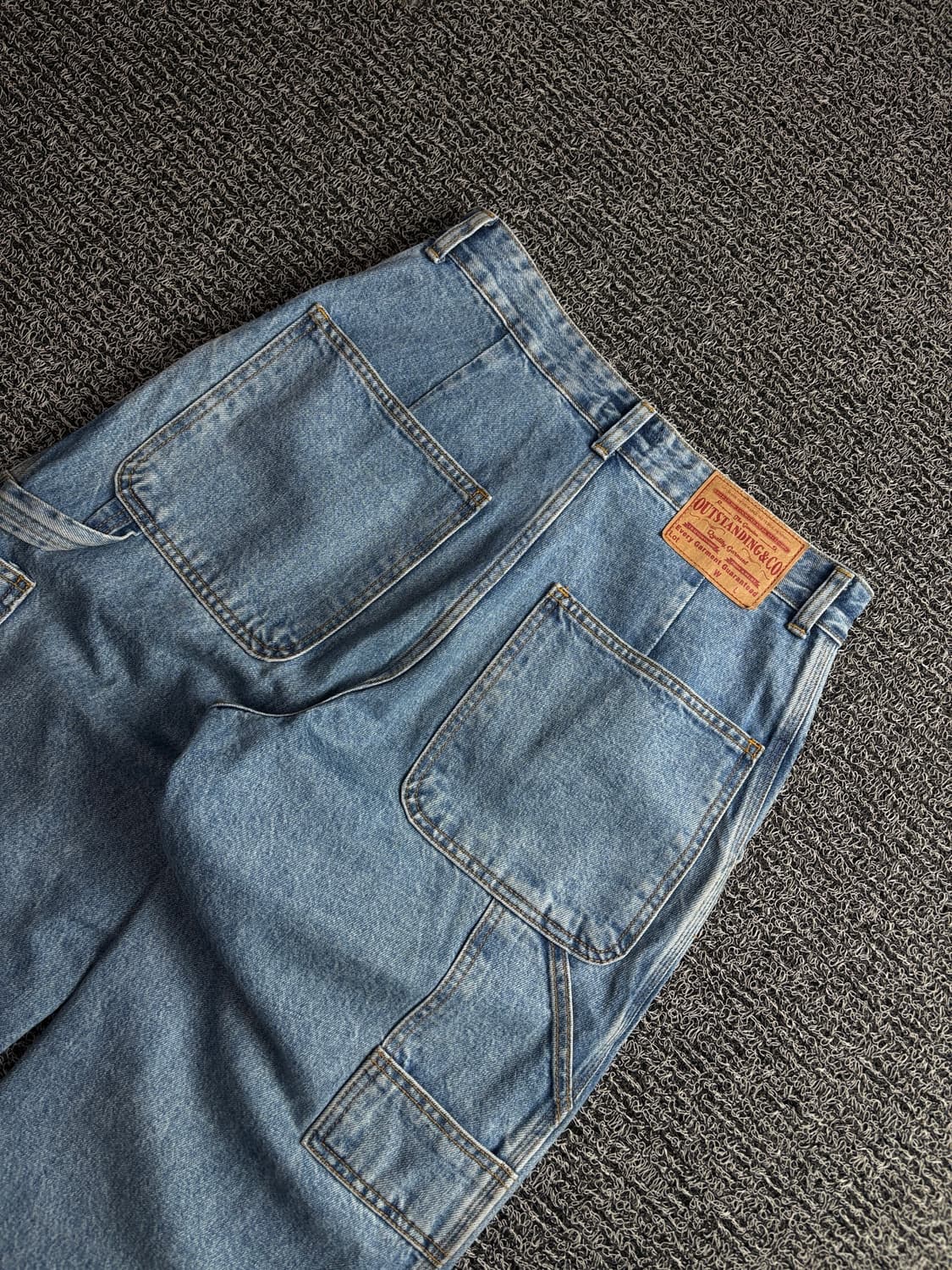 아웃스탠딩 아메카지 카펜터 루즈핏 데님 팬츠 4073 상품이미지6