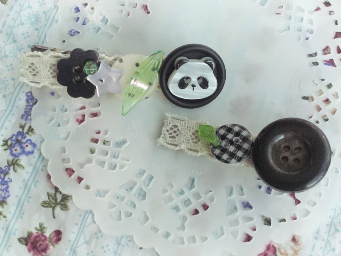 메이드판다브로치 &단추핀 set 상품이미지2