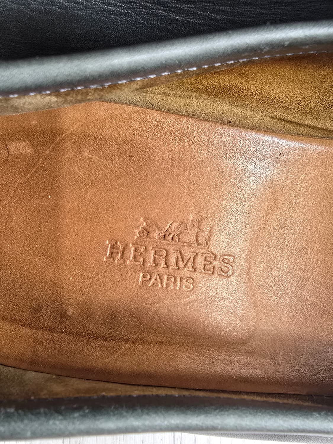 (정품) 에르메스 샹달 로퍼 41사이즈 (명품 남자 구두 신발 뮬) 상품이미지5