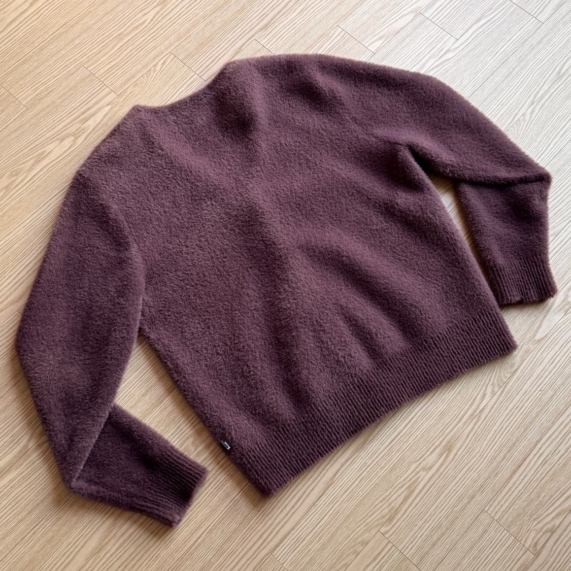 스투시 샤기 가디건 마룬컬러 L 상품이미지4