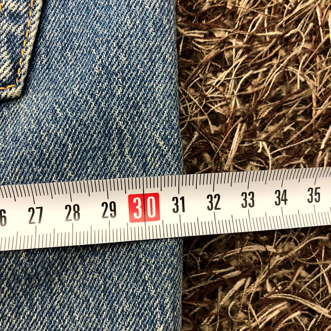  32 리바이스 빅E 501 워싱 데님 팬츠 상품이미지8