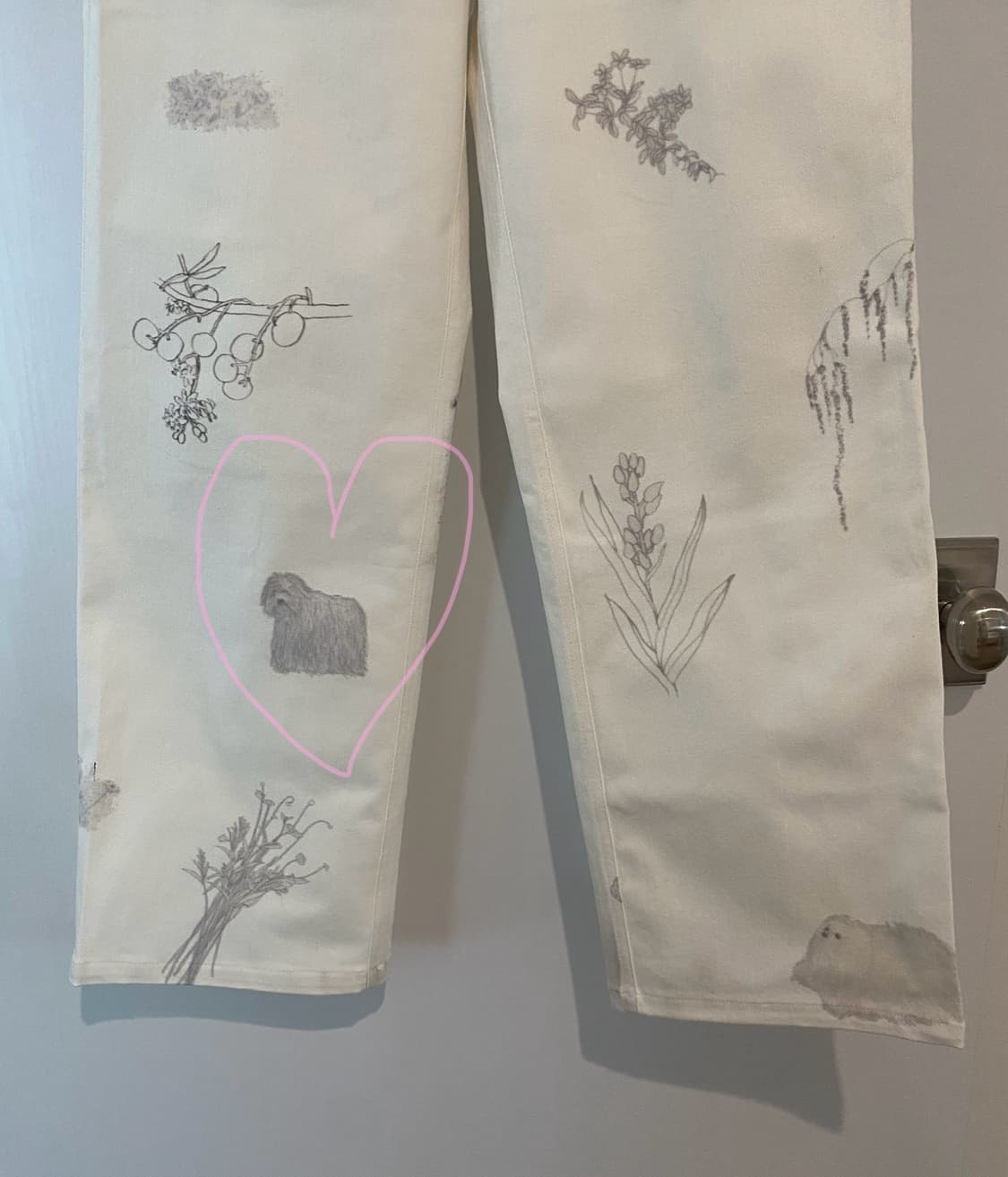 cosmoss wild flower white denim 상품이미지2