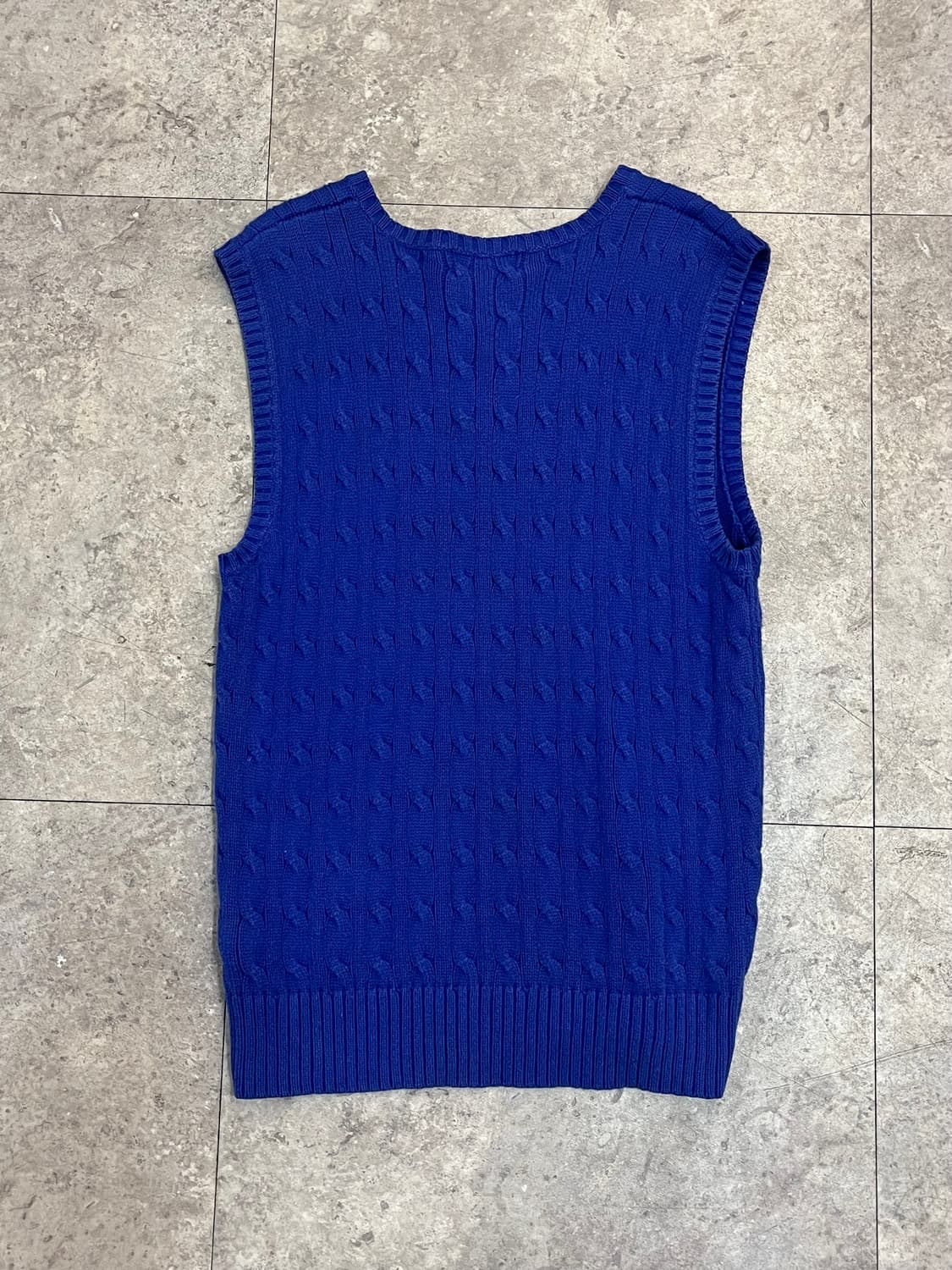 폴로 랄프로렌 니트 베스트 블루 L #csz3496 상품이미지7