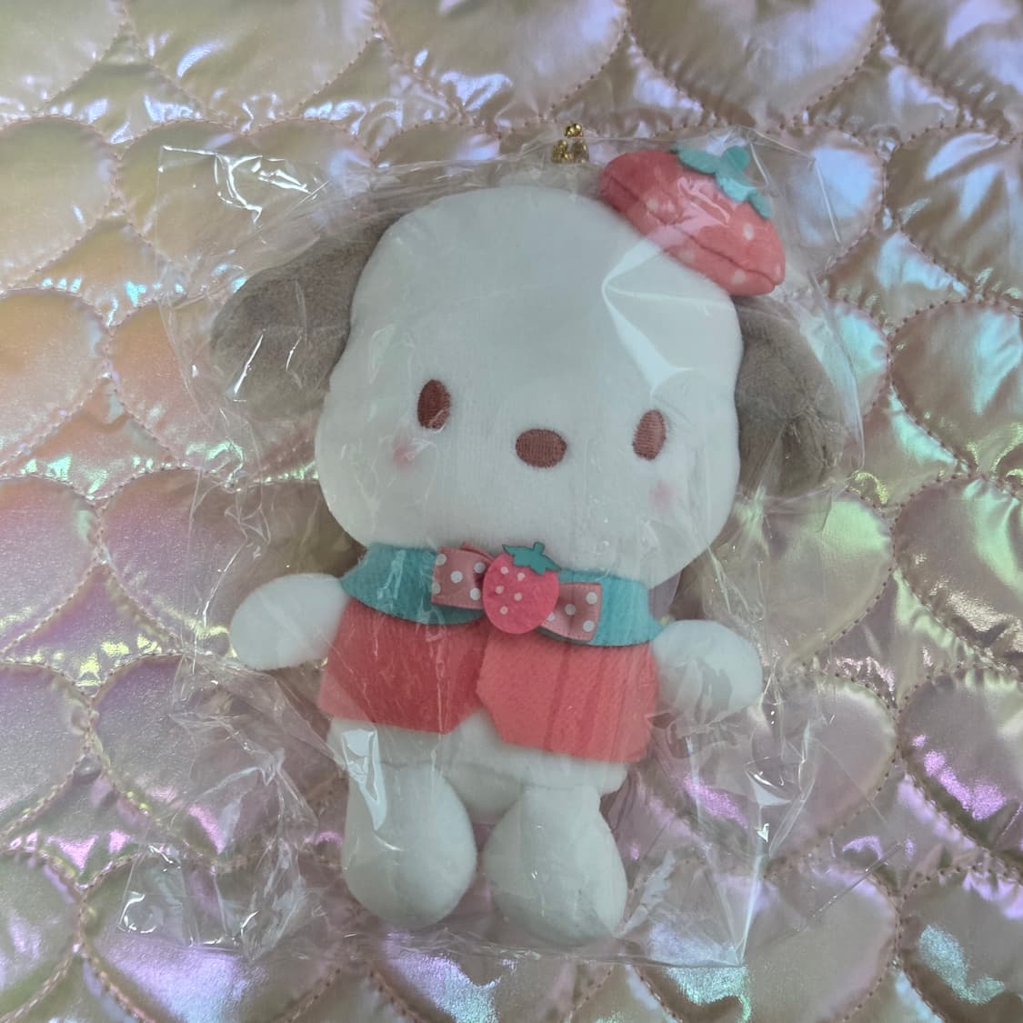 포차코 딸기치크 인형 키링 상품이미지1