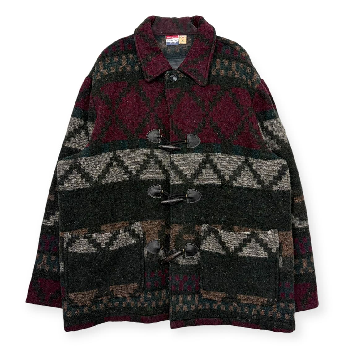 빈티지 블랑켓 더플 코트 상품이미지1