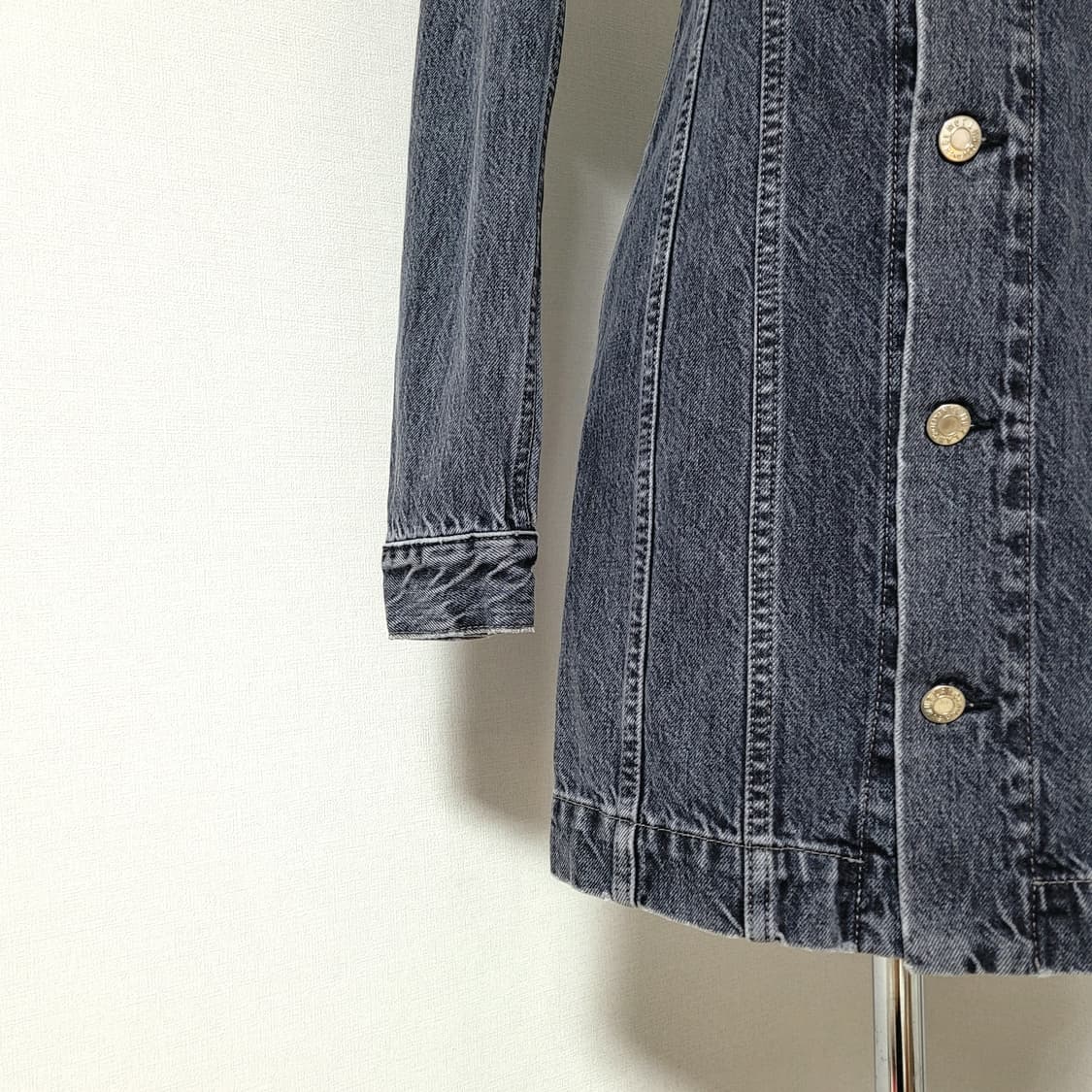 헬무트랭 데님 원피스 (44~날씬55) 1회착/상태초특급 상품이미지6