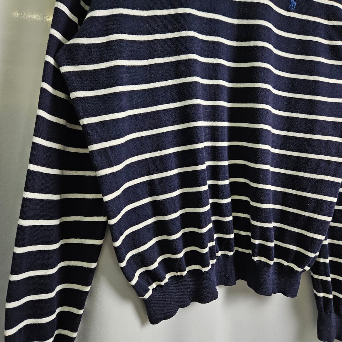 폴로 스트라이프 라운드 니트 상품이미지3