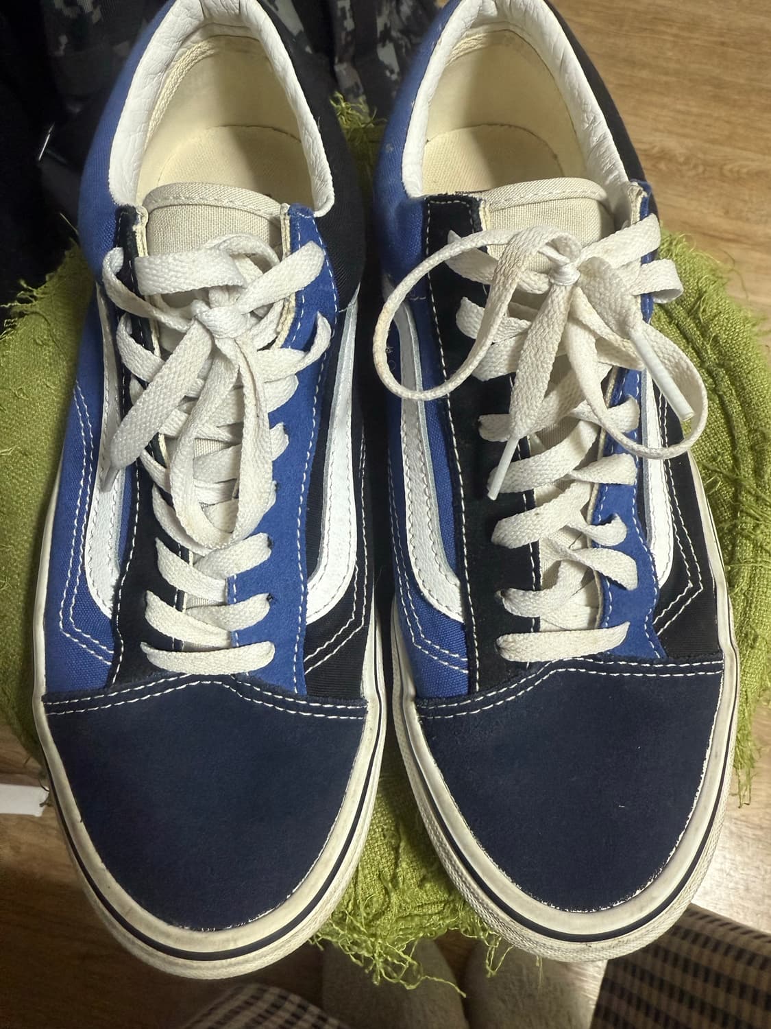 반스 올드스쿨 블루 블랙 270 사이즈 상품이미지1