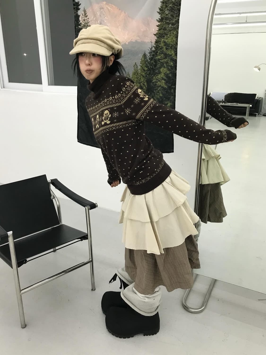 Hysteric Glamour Fxxk Bear Dots Knit 상품이미지4