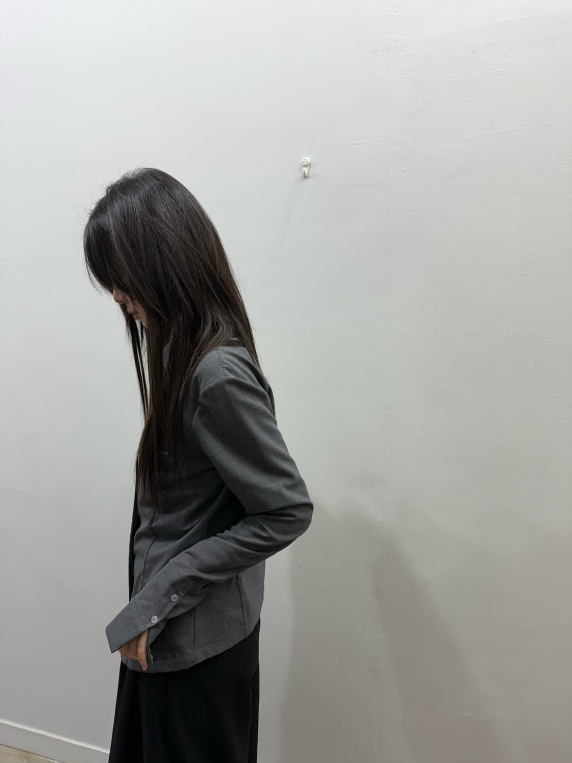 혜인서 프레피 무드 슬림 실루엣 셔츠 상품이미지2