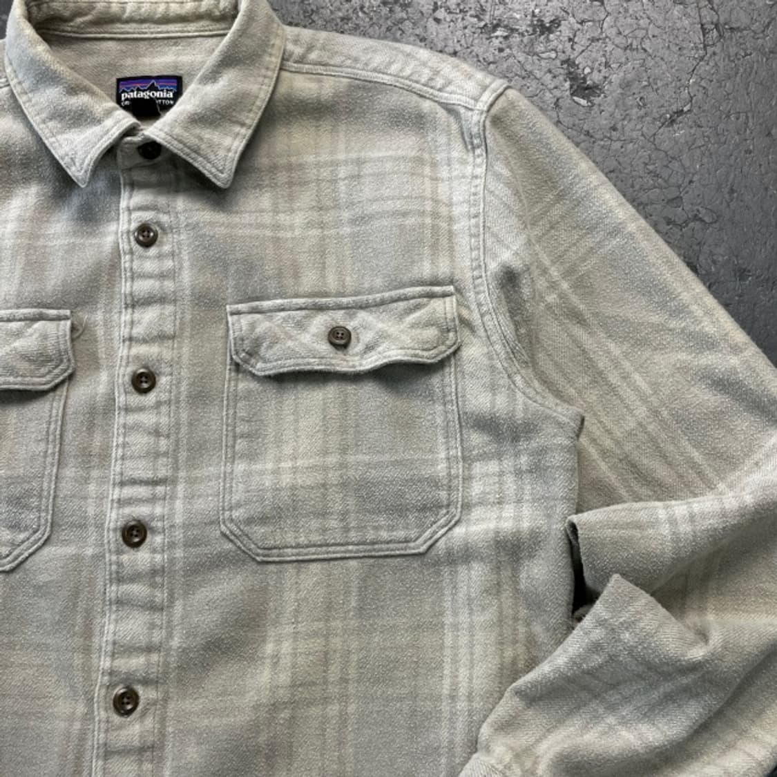 95-100 파타고니아 오가닉 코튼 플란넬 체크 셔츠 상품이미지2