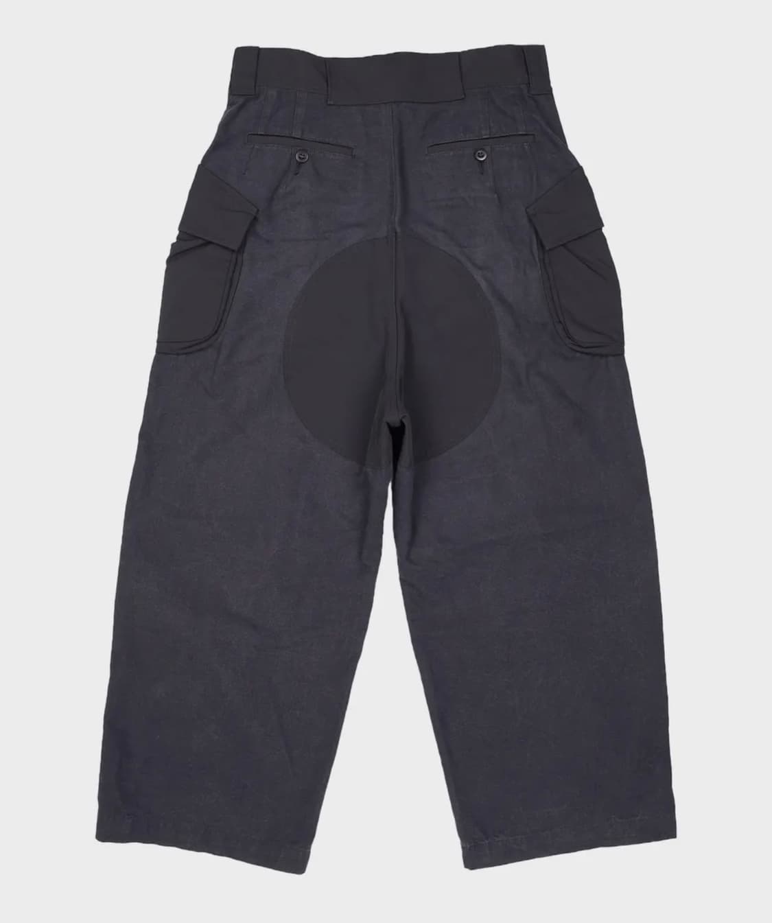 [S] 준야 와타나베 나일론 코튼 와이드 팬츠 블랙 상품이미지2