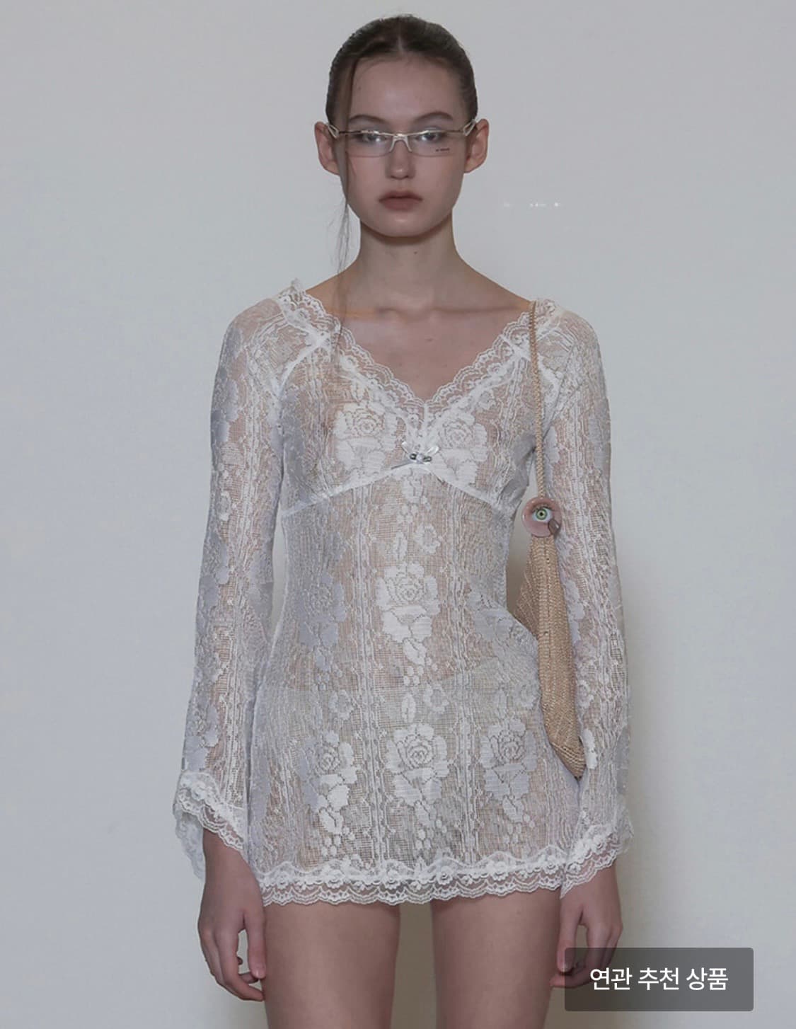 로즈 베이비돌 드레스 화이트 상품이미지1