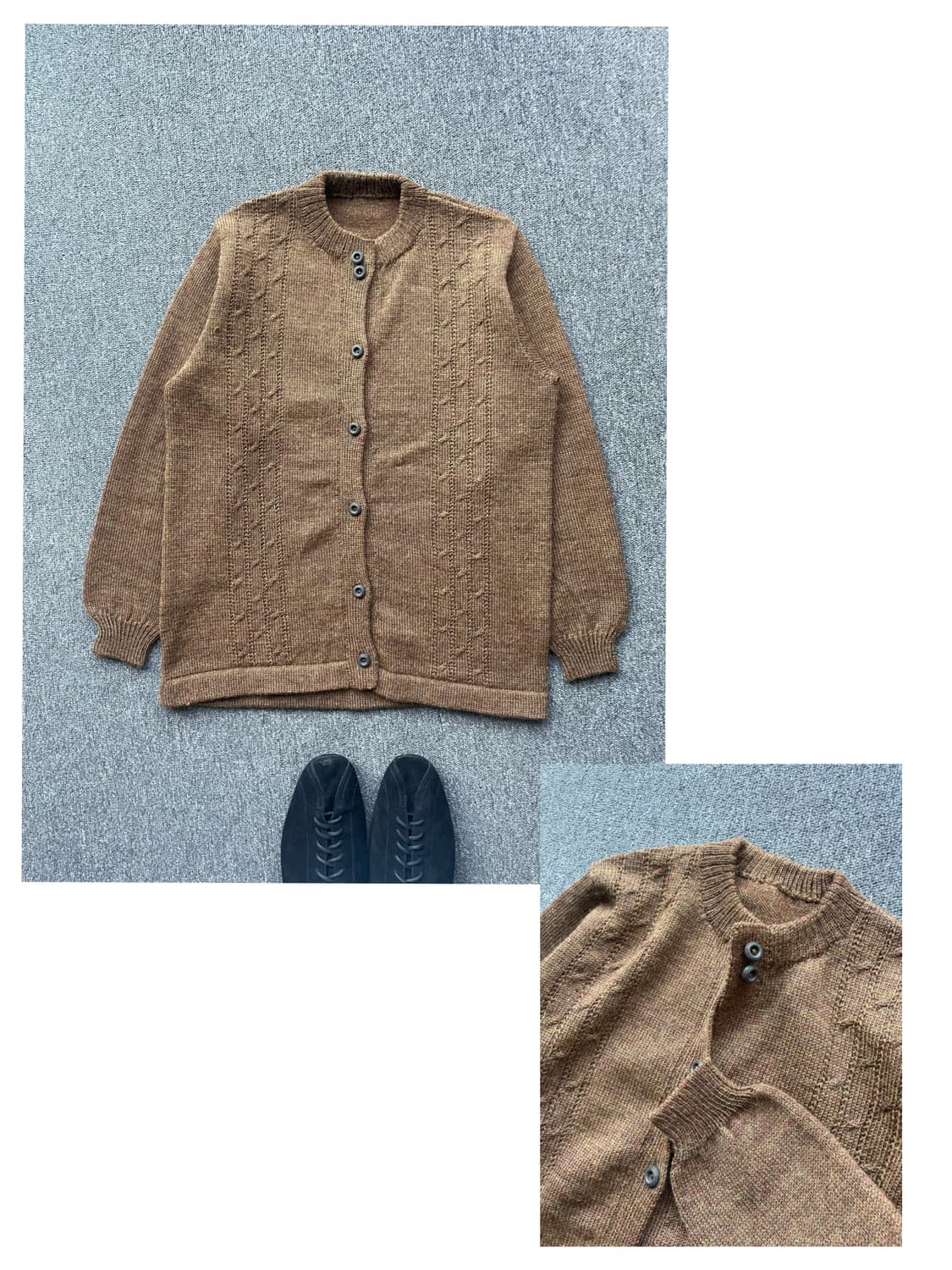 Brown cardigan 상품이미지1