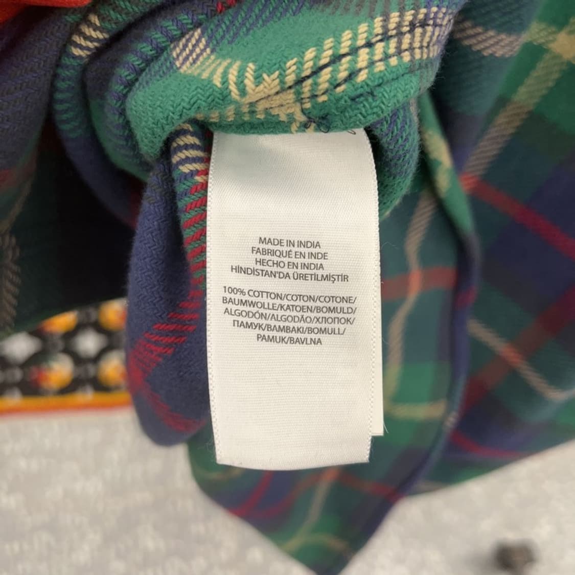 폴로 랄프로렌 레트로 컨트리 플란넬 체크 셔츠 S C07813 상품이미지6