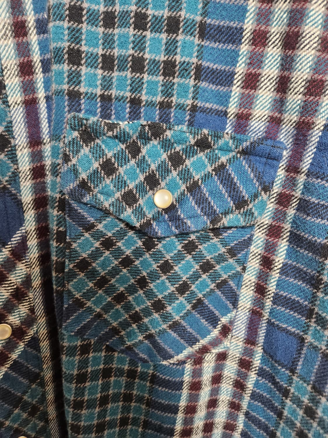 랭글러Wrangler 웨스턴 플란넬 셔츠 2XL - S71 상품이미지5