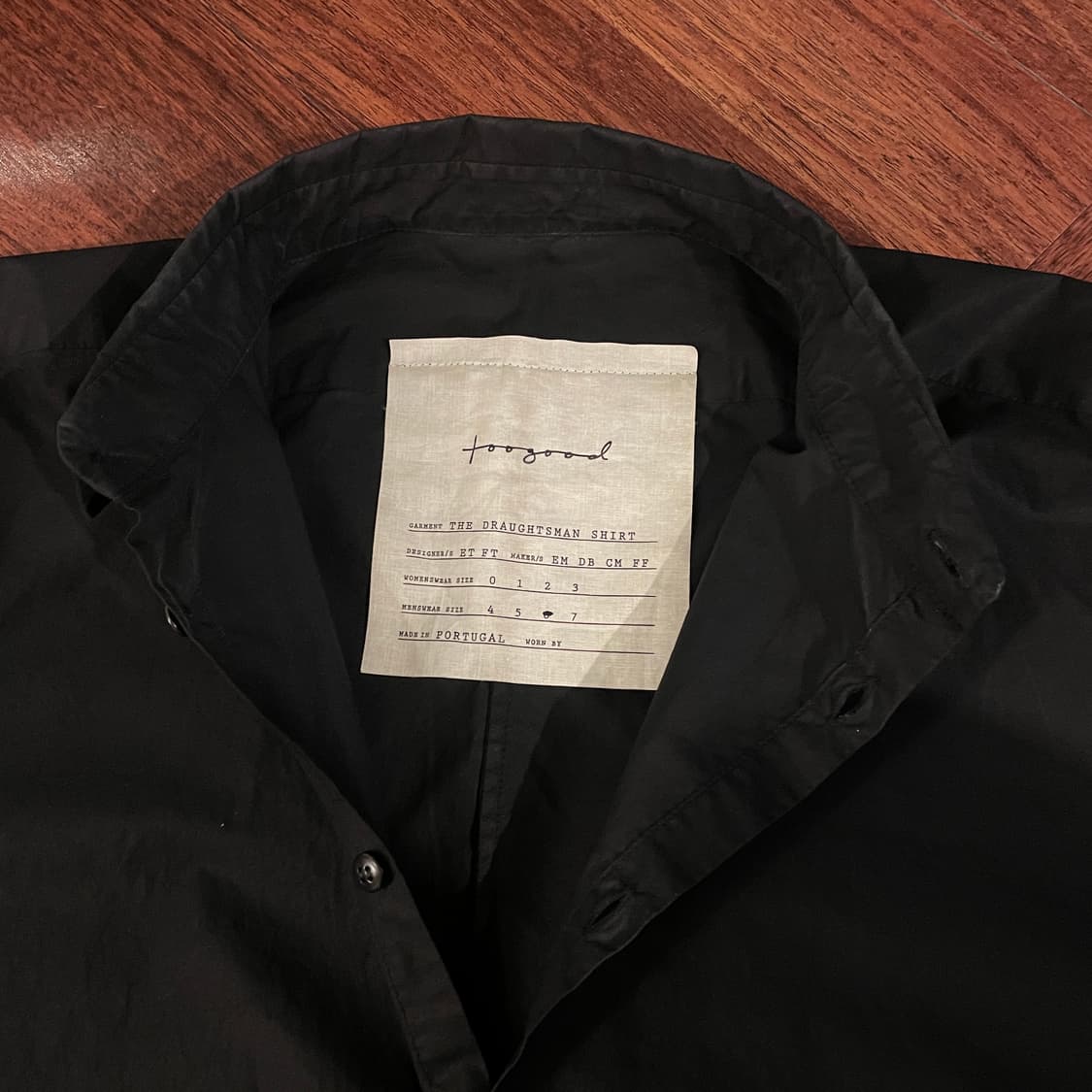 투굿 toogood 드라우츠맨 셔츠 상품이미지2