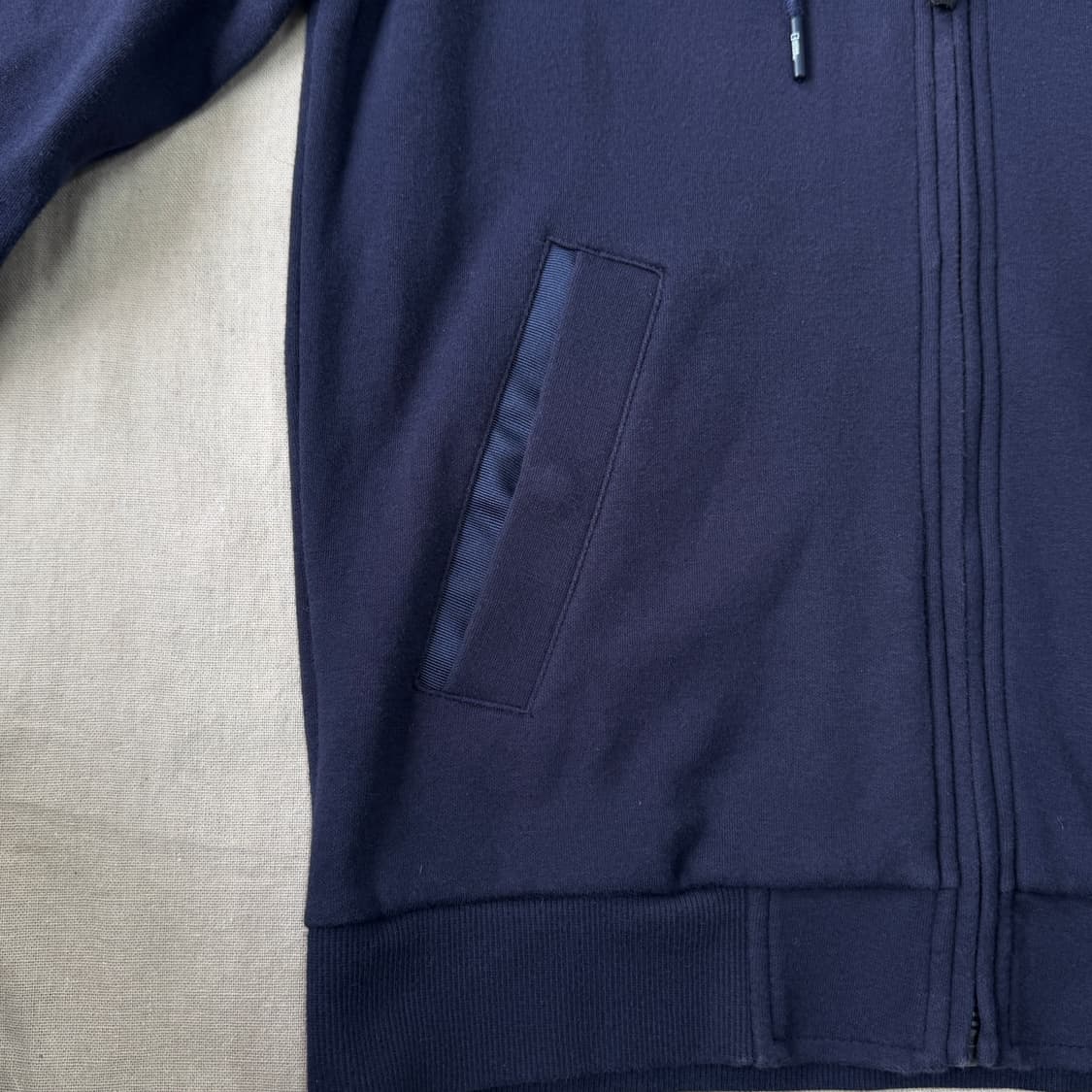 네셔널지오그래픽 네이비 백로고 후드집업 M 상품이미지4