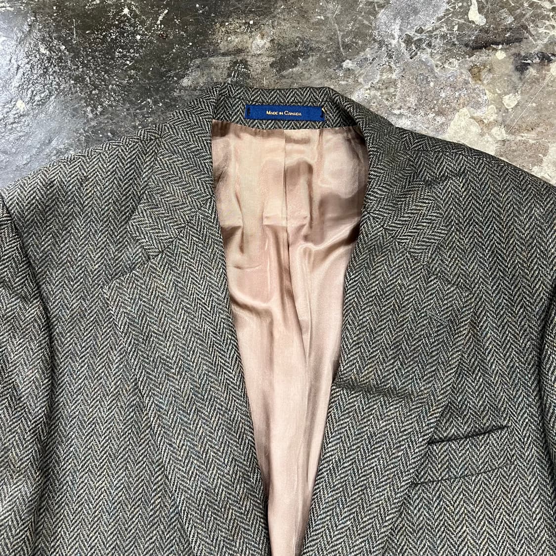 50) 폴로 랄프로렌 빈티지 트위드자켓 마이 메이드인 캐나다 상품이미지2