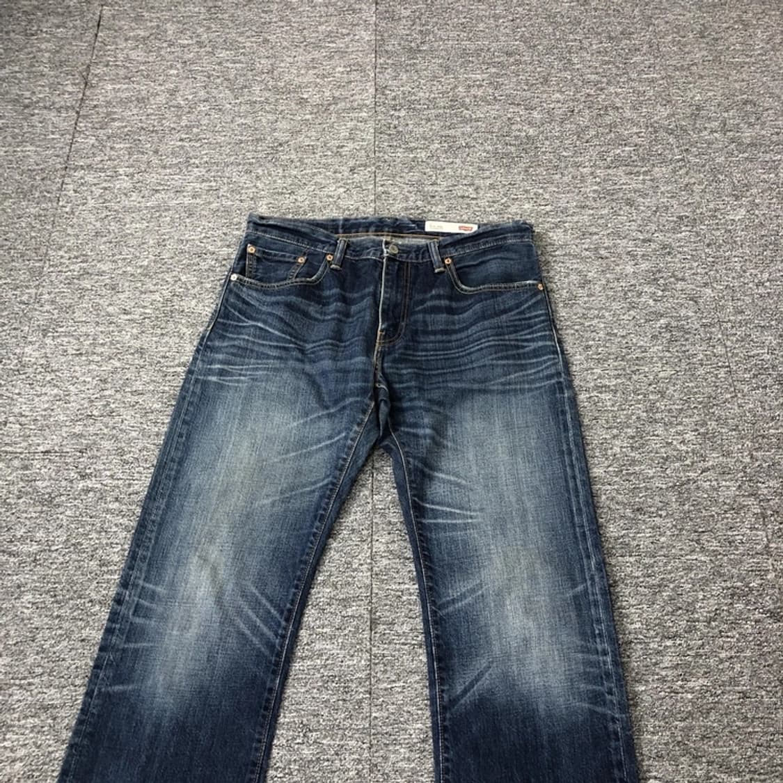 리바이스 정품 502 빈티지 캣워싱 스트레이트 데님팬츠 상품이미지8